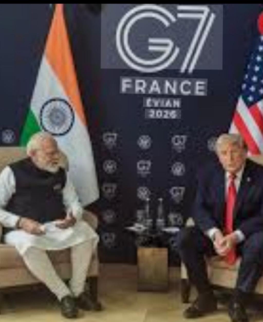 G-7 সন্মিলনৰ মাজতে মোদী-ট্ৰাম্পৰ গুৰুত্বপূৰ্ণ বৈঠক: